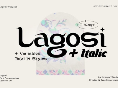 Lagosi - Free Pointed Serif Font display font free free font freebie type typeface