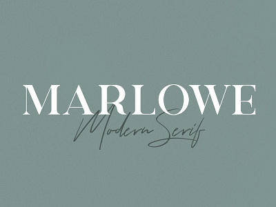 Marlowe - Modern Serif Font display font free free font freebie type typeface vintage