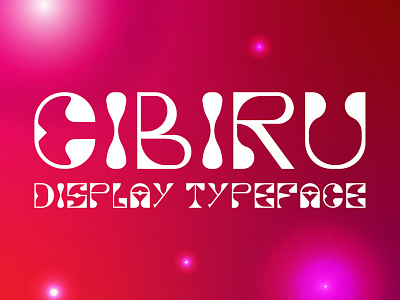 Cibiru - Free Display Font design display font free free font freebie illustration logo type typeface vintage