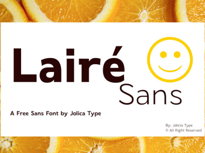 Lairé Sans Regular - Free Font design display font free free font freebie illustration logo type typeface vintage