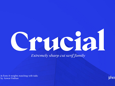 Crucial - Free Sharp Serif Font design display font free free font freebie illustration logo type typeface vintage