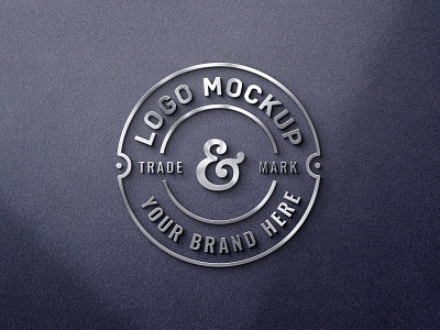 Free 3D Metal Logo Mockup design display font free free font freebie illustration logo type typeface vintage