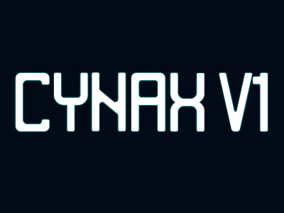 Cynax - Free Futuristic Display Font