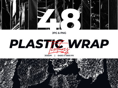 48 Plastic & Bubble Wrap Textures