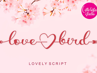 Lovebird - Free Lovely Script Font design display font free free font freebie illustration logo type typeface vintage