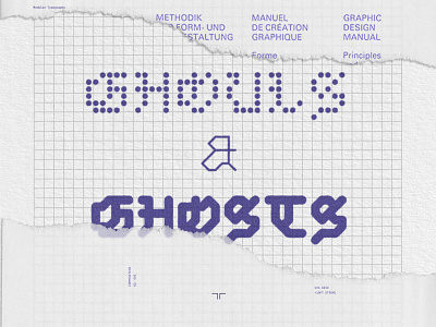Ghosts - Retro Geometric Typeface design display font free free font freebie illustration logo type typeface vintage