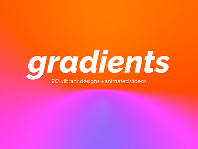 Free Vibrant Gradient Collection design free freebie illustration logo vintage