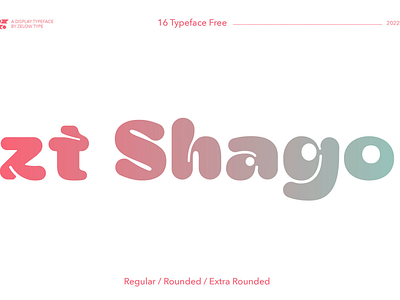 Zt Shago - Free Display Typeface design display font free free font freebie illustration logo type typeface vintage