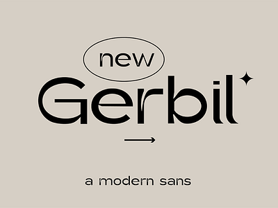 Gerbil - Free Modern Sans Serif Font design display font free free font freebie illustration logo type typeface vintage