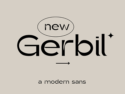 Gerbil - Free Modern Sans Serif Font