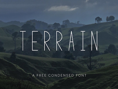Terrain - Free Condensed Font