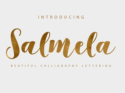 Salmela - Free Calligraphy Script Font