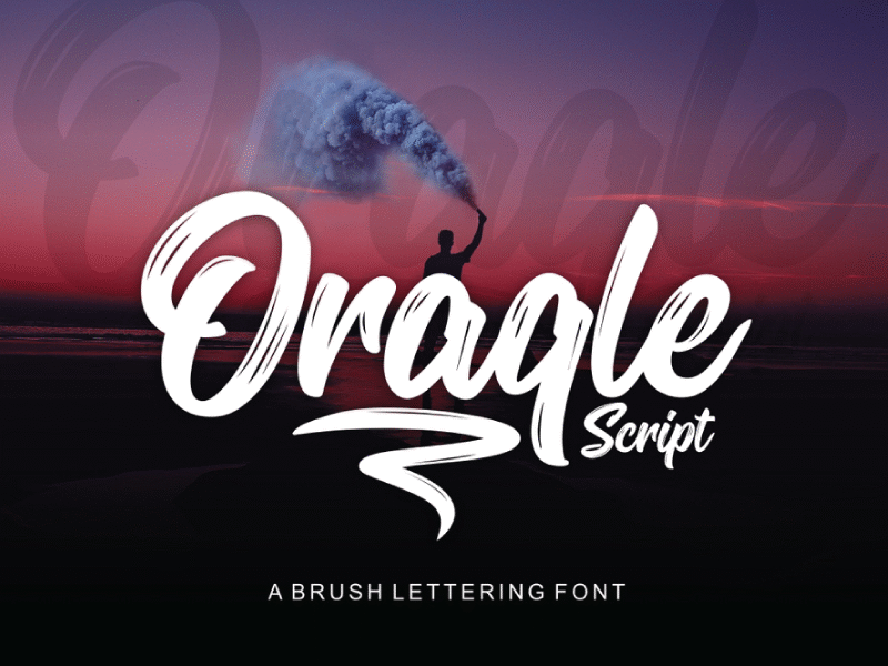 Oraqle - Free Brush Font