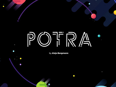 POTRA - FREE FUTURISTIC DISPLAY FONT all caps decorative font display font free free font free type freebie headines logo type typeface