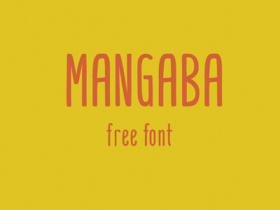MANGABA - FREE HAND DRAWN FONT