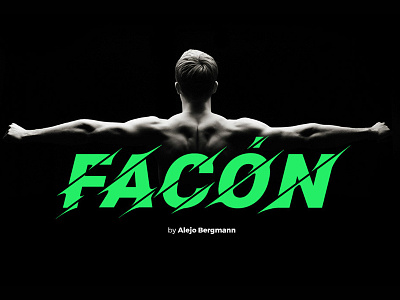 FACÓN - FREE ATHLETIC DISPLAY FONT decorative design display font free free font free sans sans serif type typeface