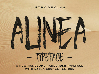 ALINEA - FREE BRUSH TYPEFACE