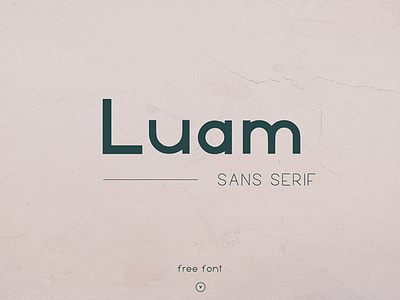LUAM - FREE SANS SERIF FONT decorative design display font free free font free sans sans serif type typeface