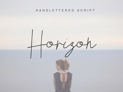HORIZON - FREE HANDLETTERED SCRIPT decorative design display font free free font free script modern script type typeface
