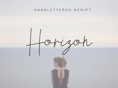 HORIZON - FREE HANDLETTERED SCRIPT