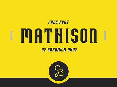 MATHISON - FREE DISPLAY FONT