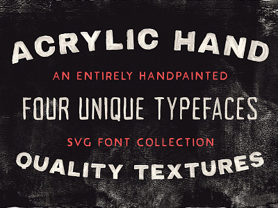 ACRYLIC HAND THICK - FREE STRONG & BOLD SVG FONT bold font font freebie free free font free svg freebie strong svg svg font type typeface