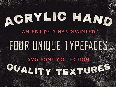 ACRYLIC HAND THICK - FREE STRONG & BOLD SVG FONT