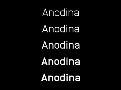 ANODINA - FREE SYMMETRIC FONT