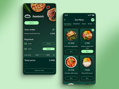 Delevery Food app application delevery design designer figma food ui uiux ux uxui