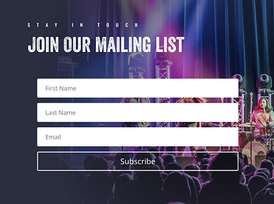 Mailing List Integrations branding design ui ux web