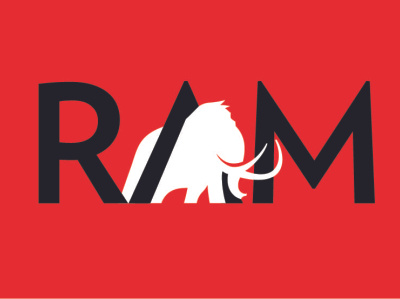 RAM Logo animal animal logo branding elephant illustration logo logo design logotype mammoth vector illustration
