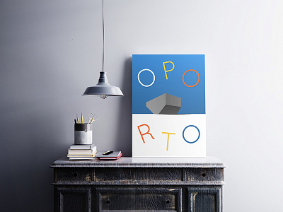 Oporto Poster #1 architecture casa da musica oporto porto portugal poster show us your type theatre typography