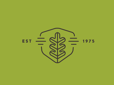Epsky Woodworking Icon badge brand branding icon illustration leaf mark mono shield