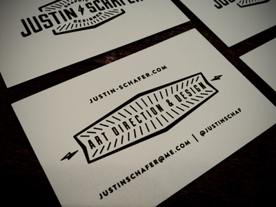 New Business Card - Back by Justin Schafer on Dribbble