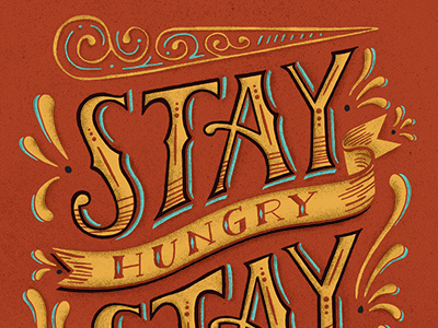 Stay Hungry hand made iphone new years phone phrase quote resolution stay foolish stay hungry steve jobs type typography vintage wallpaper western