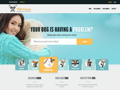 dog training website