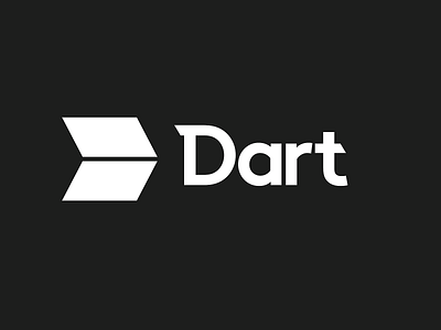 Dart Logo black and white brand branding dart dart logo logo logodesign