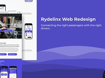 Rydelinx Web Redesign ui