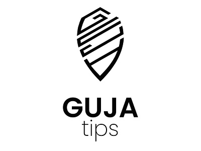 GUJA tips logo design graphic design illustration logo vector