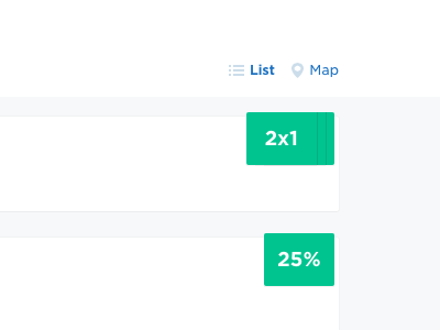 Stacked discounts interaction transition stack listing discounts interaction ui ux