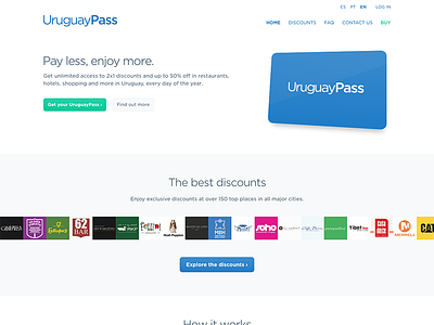 UruguayPass home page css home homepage html layout page responsive