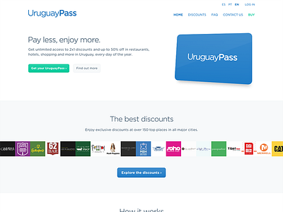 UruguayPass home page