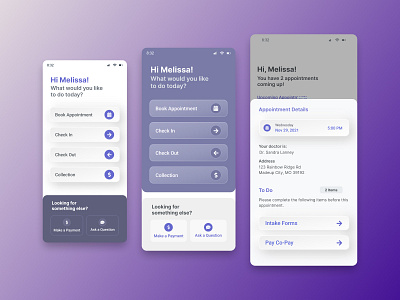 Medical Appointment App • Neumorphism app design doctor medical mobile neumorphism product ui ux