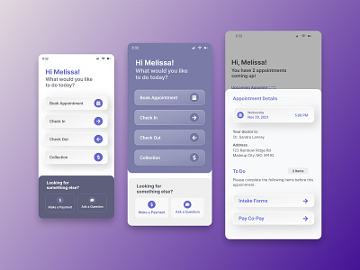Medical Appointment App • Neumorphism