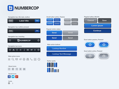 App UI Elements app components elements gui ios iphone uikit