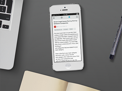 News App - Article app clean ios mobile news app news article ui