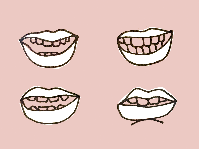 /lei/deez/nigh/t/ ladies night pronunciation lips design illustration sketch
