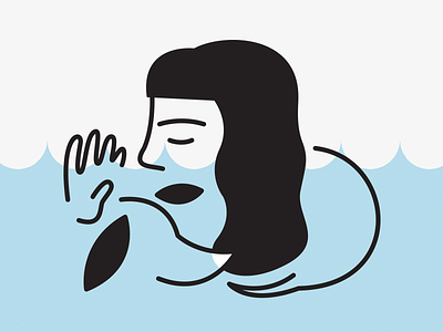 Jordan & Moose dachshund hand icon illustration illustrator logo person puppy shhh single stroke vector