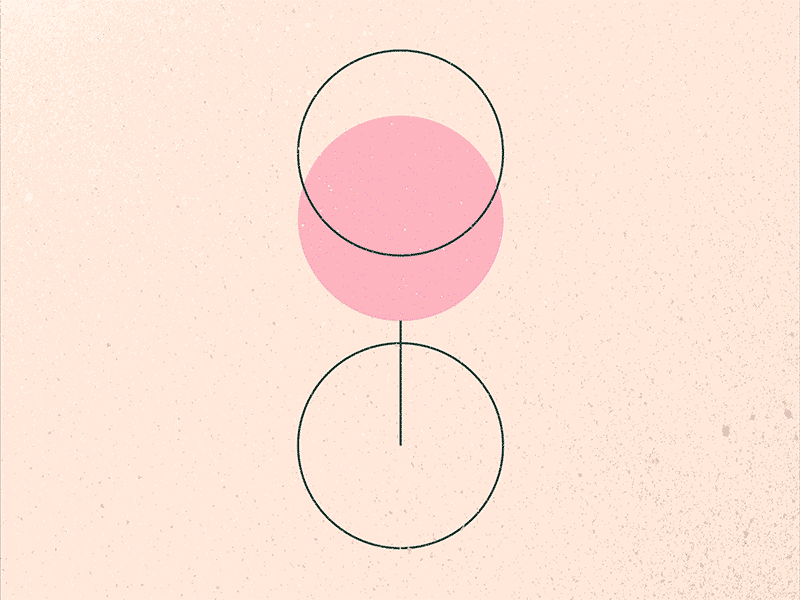 Above or below above animation below geometric gif glass grain illustration motion shapes texture wine