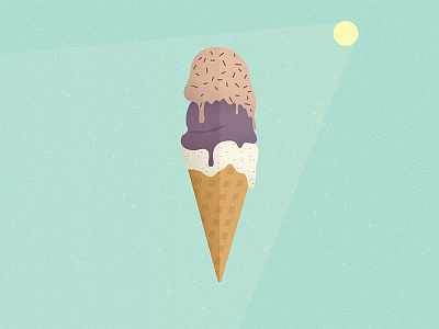 Ice Cream ice cream illustration melting treats vector